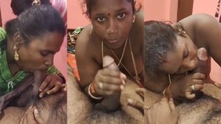 Tamil Wife Giving Blowjob Sex With Client
